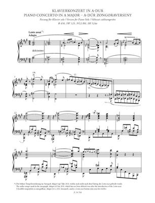 Franz Liszt: Piano Concerto In A Major: Solo de Piano