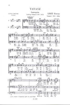 Franz Liszt: Männerchöre: Voix Basses A Capella