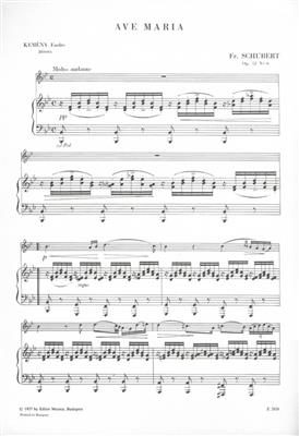 Kemeny: Ave Maria op. 52, No. 6: Violon et Accomp.