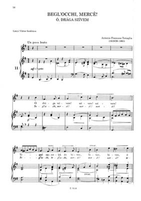 Adam Jenö: Die Meister des Liedes V Alte deutsche, italienis: Chant et Piano