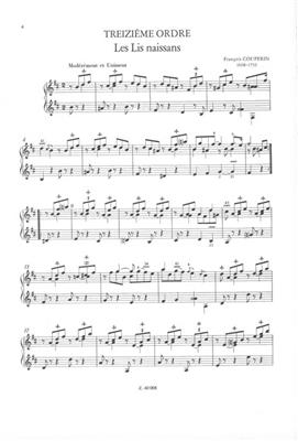 François Couperin: Pieces de clavecin III: Solo de Piano