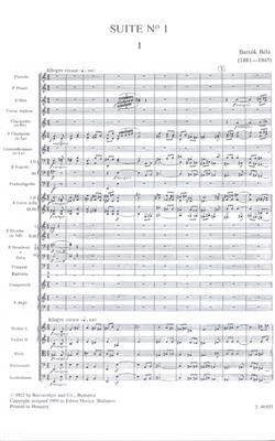 Béla Bartók: Suite Nr. 1 für Orchester op. 3: Orchestre Symphonique