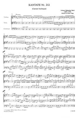 Johann Sebastian Bach: Kantate Nr. 212 (Mer hahn en neue Oberkeet): Chœur Mixte et Ensemble