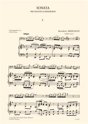 Benedetto Marcello: Sonate: Basson et Accomp.