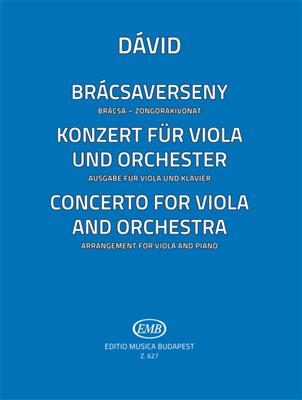 Gyula David: Konzert für Viola und Orchester: Alto et Accomp.