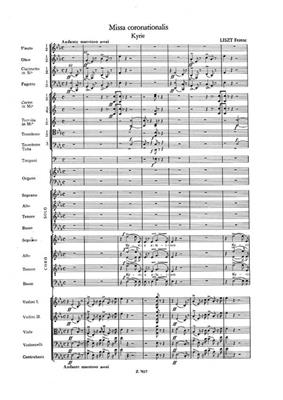 Franz Liszt: Missa Coronationalis (Krönungsmesse) Für Soli, G: Chœur Mixte et Ensemble