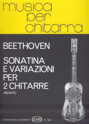 Ludwig van Beethoven: Sonatina e variazioni: Duo pour Guitares