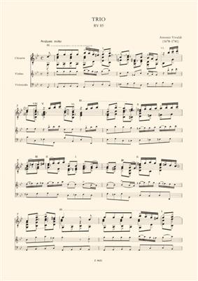 Antonio Vivaldi: Trio in sol minore per liuto (chitarra), violino: Ensemble de Chambre