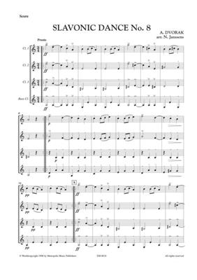Antonín Dvořák: Slavonic Dance, Op.46 Nr.8: (Arr. Nestor Janssens): Clarinettes (Ensemble)