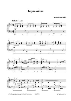 William Peeters: Impressions: Solo de Piano