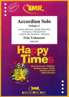 Fritz Tschannen: Accordion Solo Volume 1: Solo pour Accordéon
