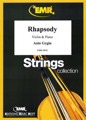 Ante Grgin: Rhapsody: Violon et Accomp.