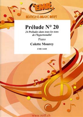 Colette Mourey: Prélude N° 20: Solo de Piano
