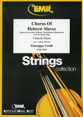 Giuseppe Verdi: Chorus Of Hebrew Slaves: (Arr. Oliver): Alto et Accomp.