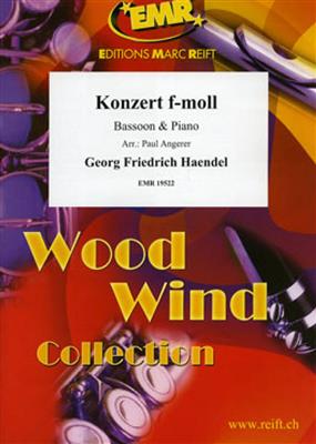Georg Friedrich Händel: Konzert f-moll: (Arr. Paul Angerer): Basson et Accomp.