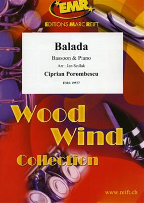 Ciprian Porombescu: Balada: (Arr. Jan Sedlak): Basson et Accomp.