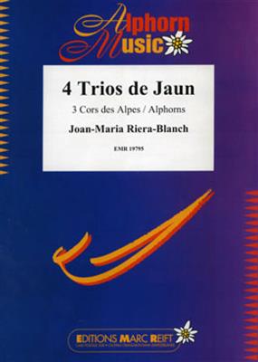 Joan-Maria Riera-Blanch: 4 Trios de Jaun: Cor d'Harmonie (Ensemble)