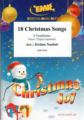 18 Christmas Songs: (Arr. Jérôme Naulais): Trombone (Ensemble)