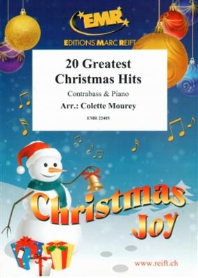 20 Greatest Christmas Hits: (Arr. Colette Mourey): Contrebasse et Accomp.