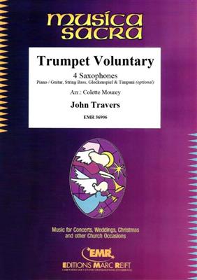 John Travers: Trumpet Voluntary: (Arr. Colette Mourey): Saxophones (Ensemble)