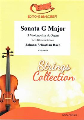 Johann Sebastian Bach: Sonata G Major: (Arr. Klemens Schnorr): Violoncelles (Ensemble)