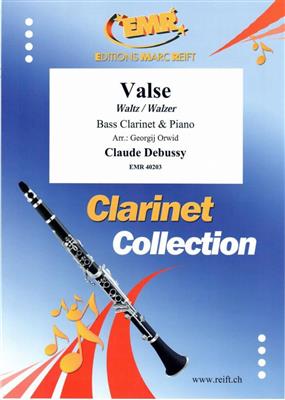 Claude Debussy: Valse: (Arr. Georgij Orwid): Clarinette Basse