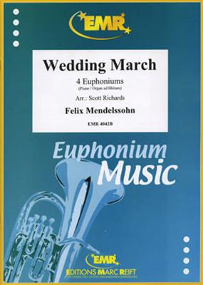 Felix Mendelssohn Bartholdy: Wedding March: (Arr. Richards): Baryton ou Euphonium (Ensemble)