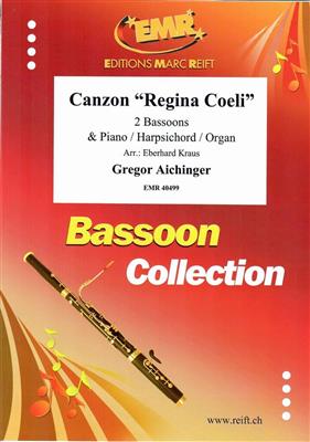 Gregor Aichinger: Canzon Regina Coeli: (Arr. Eberhard Kraus): Duo pour Bassons