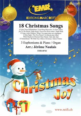 18 Christmas Songs: (Arr. Jérôme Naulais): Baryton ou Euphonium (Ensemble)