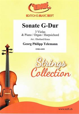 Georg Philipp Telemann: Sonate G-Dur: (Arr. Eberhard Kraus): Ensemble d'Altos