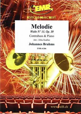 Johannes Brahms: Melodie: (Arr. Jirka Kadlec): Contrebasse et Accomp.