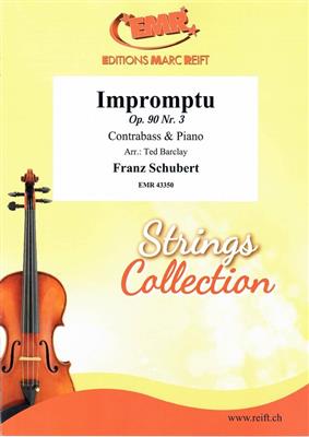 Franz Schubert: Impromptu: (Arr. Ted Barclay): Contrebasse et Accomp.