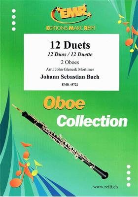 Johann Sebastian Bach: 12 Duets: (Arr. John Glenesk Mortimer): Duo pour Hautbois