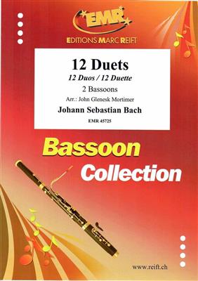 Johann Sebastian Bach: 12 Duets: (Arr. John Glenesk Mortimer): Duo pour Bassons