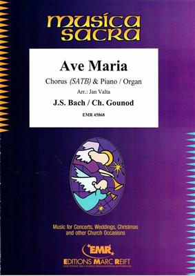 Johann Sebastian Bach: Ave Maria: (Arr. Jan Valta): Chœur Mixte et Piano/Orgue