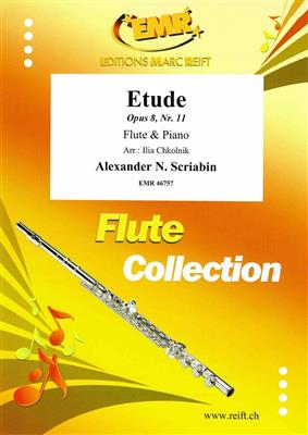 Alexander N. Scriabin: Etude: (Arr. Ilia Chkolnik): Flûte Traversière et Accomp.