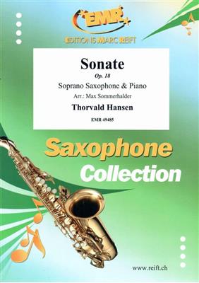 Thorvald Hansen: Sonate Op. 18: (Arr. Max Sommerhalder): Saxophone Soprano et Accomp.