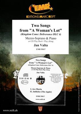 Jan Valta: Two Songs from "A Woman's Lot": Chant et Piano