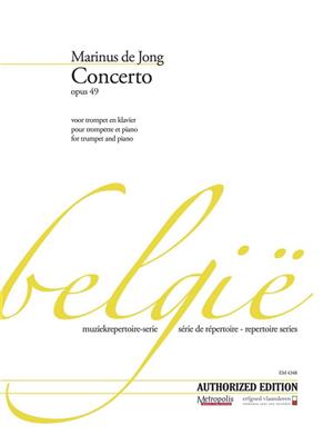 Marinus de Jong: Concerto: Trompette et Accomp.