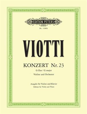 Giovanni Battista Viotti: Concert 23 G: Alto et Accomp.