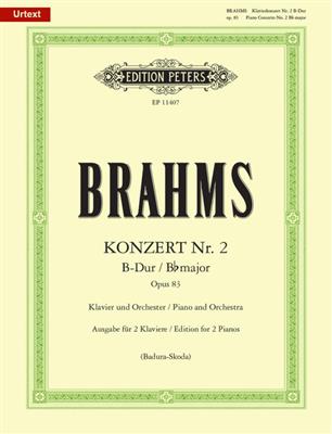 Johannes Brahms: Piano Concerto No.2 In Bb Major Op.83: Duo pour Pianos