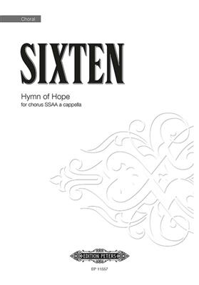 Fredrik Sixten: A Hymn of Hope: Voix Hautes A Cappella