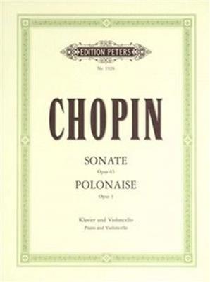 Frédéric Chopin: Sonata For Cello And Piano In G Minor: Violoncelle et Accomp.