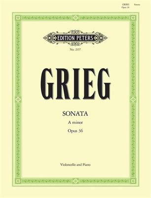 Edvard Grieg: Cello Sonata In A Minor Op.36: Violoncelle et Accomp.