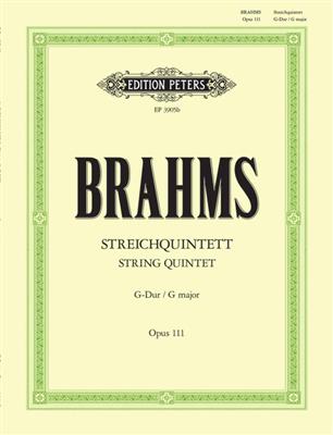 Johannes Brahms: String Quintet In G Op.111: Quintette à Cordes