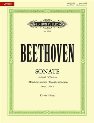 Ludwig van Beethoven: Sonata No.14 Op.27 In C Sharp Minor 'Moonlight': Solo de Piano