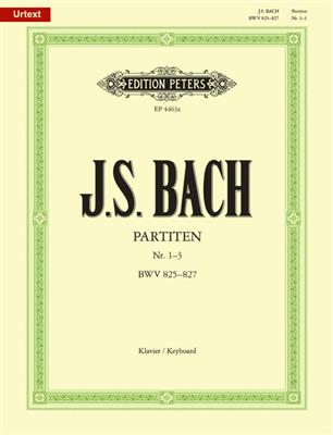 Johann Sebastian Bach: Partitas Nos. 1-3 BWV 825-827: Solo de Piano