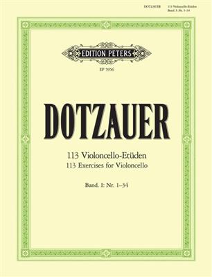 Friedrich Dotzauer: Etudes(113) 1: Solo pour Violoncelle