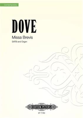Jonathan Dove: Missa Brevis: Chœur Mixte et Piano/Orgue