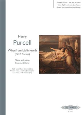 Henry Purcell: When I Am Laid In Earth: Chant et Piano